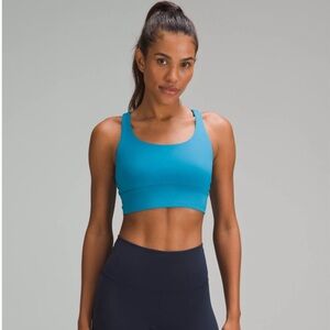 Lululemon Energy Longline Bra, Hawaiian Blue